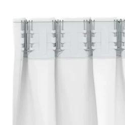 vidaXL Decoración-Cortinas Opacas con Anillas 2 pcs brillante 140 x 140 cm