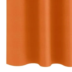 vidaXL Cortinas Opacas con Anillas 2 pcs Naranja brillante New