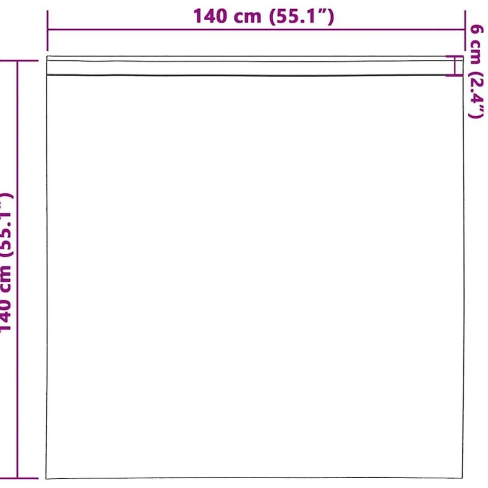 vidaXL Cortinas Opacas con Anillas 2 pcs Naranja brillante New