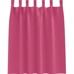 vidaXL Cortinas Opacas con Anillas 2 pcs 140 x 140 cm Rosa brillante Clearance
