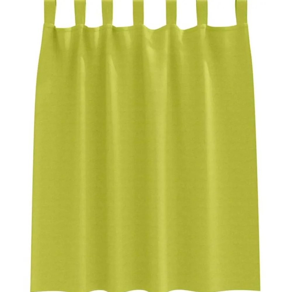 vidaXL Cortinas Opacas con Anillas 2 pcs 140 x 140 cm Poliéster verde