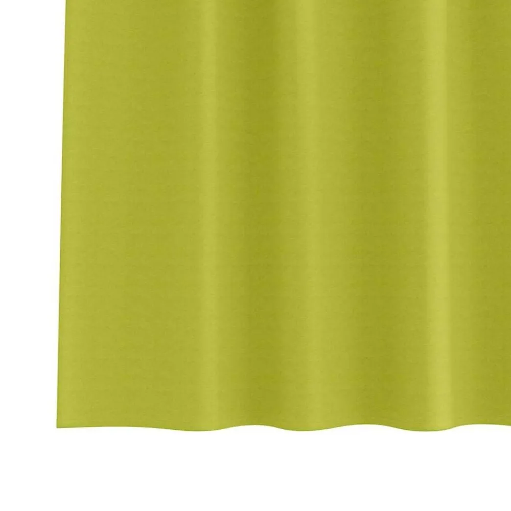 vidaXL Cortinas Opacas con Anillas 2 pcs 140 x 140 cm Poliéster verde