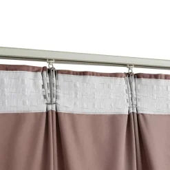 vidaXL Cortinas opacas ganchos 2 pzas terciopelo rosa viejo 140x175 cm Rosa antiguo Discount