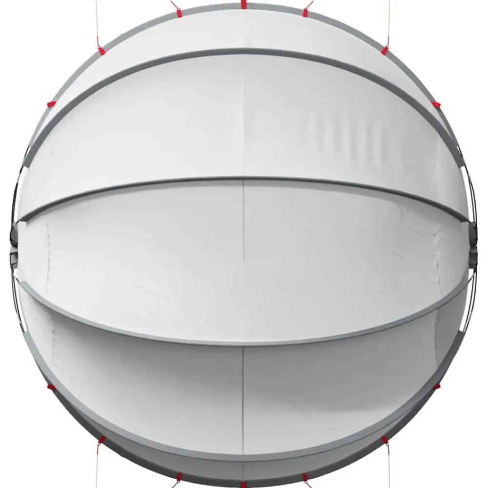 vidaXL Piscina Y Spa-Cúpula para piscina Manual 336 x 322 x 160 cm