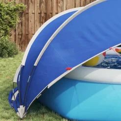 vidaXL Cúpula para piscina Manual 336 x 322 x 160 cm Verde