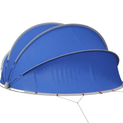 vidaXL Cúpula para piscina Manual 336 x 322 x 160 cm Verde