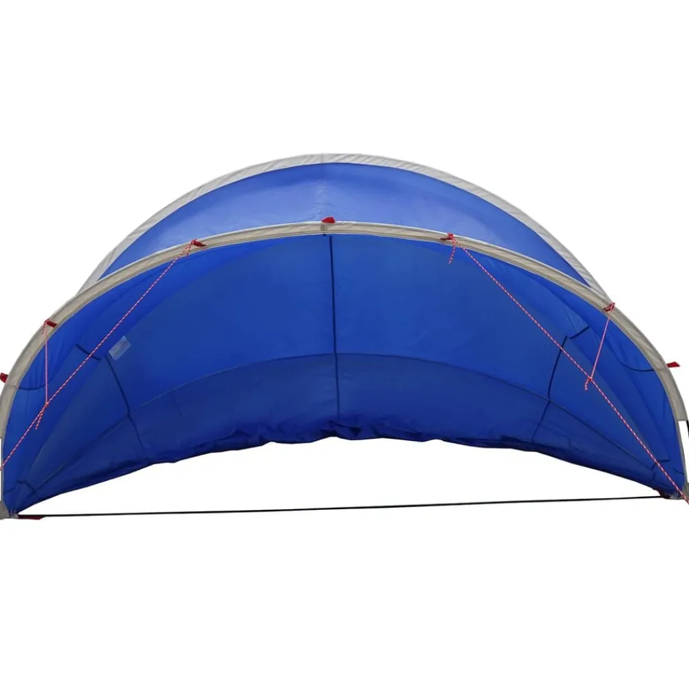vidaXL Cúpula para piscina Manual 336 x 322 x 160 cm Verde