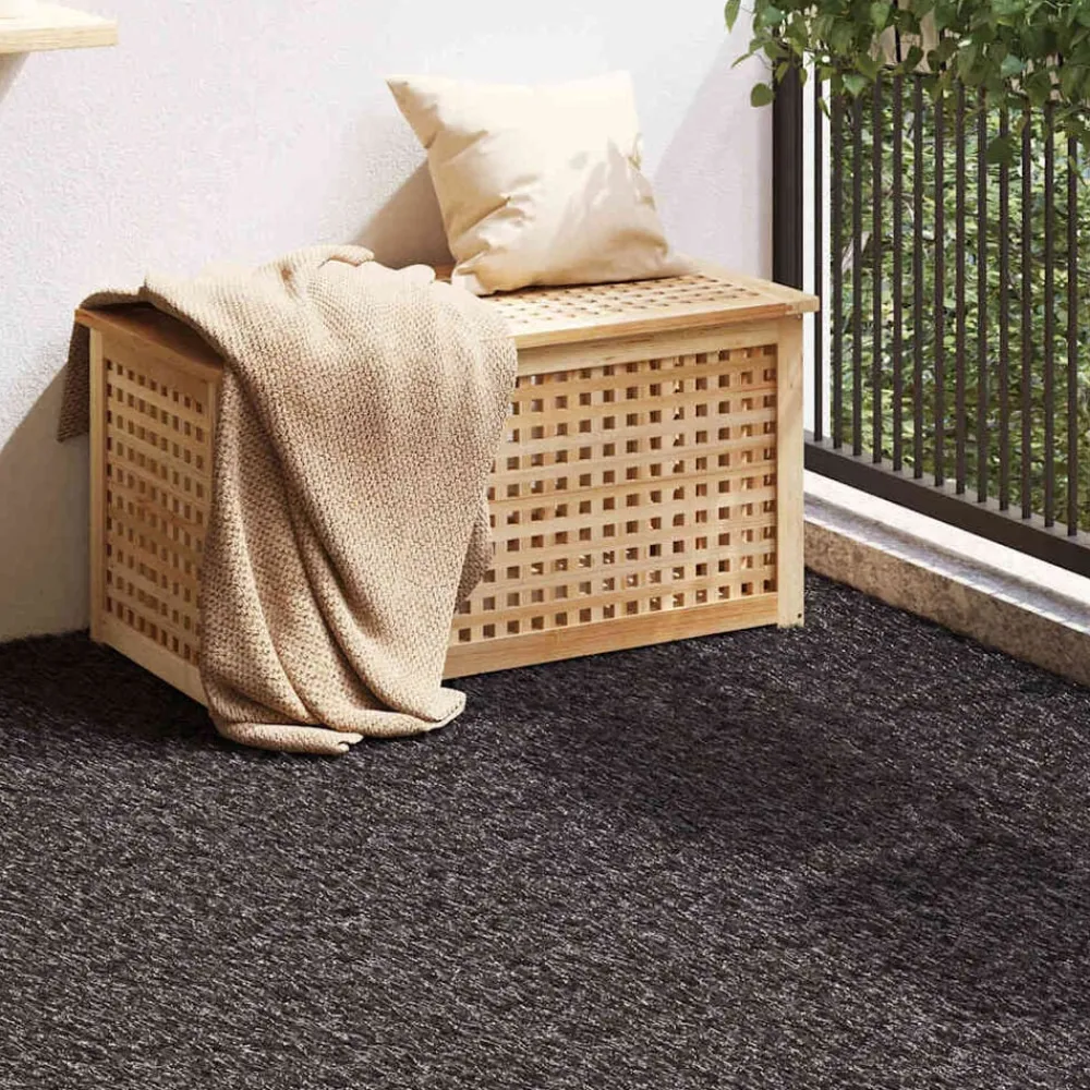 vidaXL Césped artificial 200 x 100 x 4 cm PP y PE Negro Sale