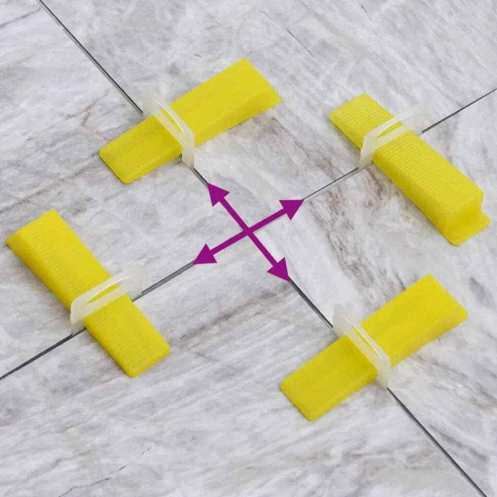 vidaXL Herramientas-Cuñas para nivelación de azulejos 100 unidades