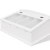 vidaXL Cocina Y Comedor-Cubertero estilo barroco MDF blanco
