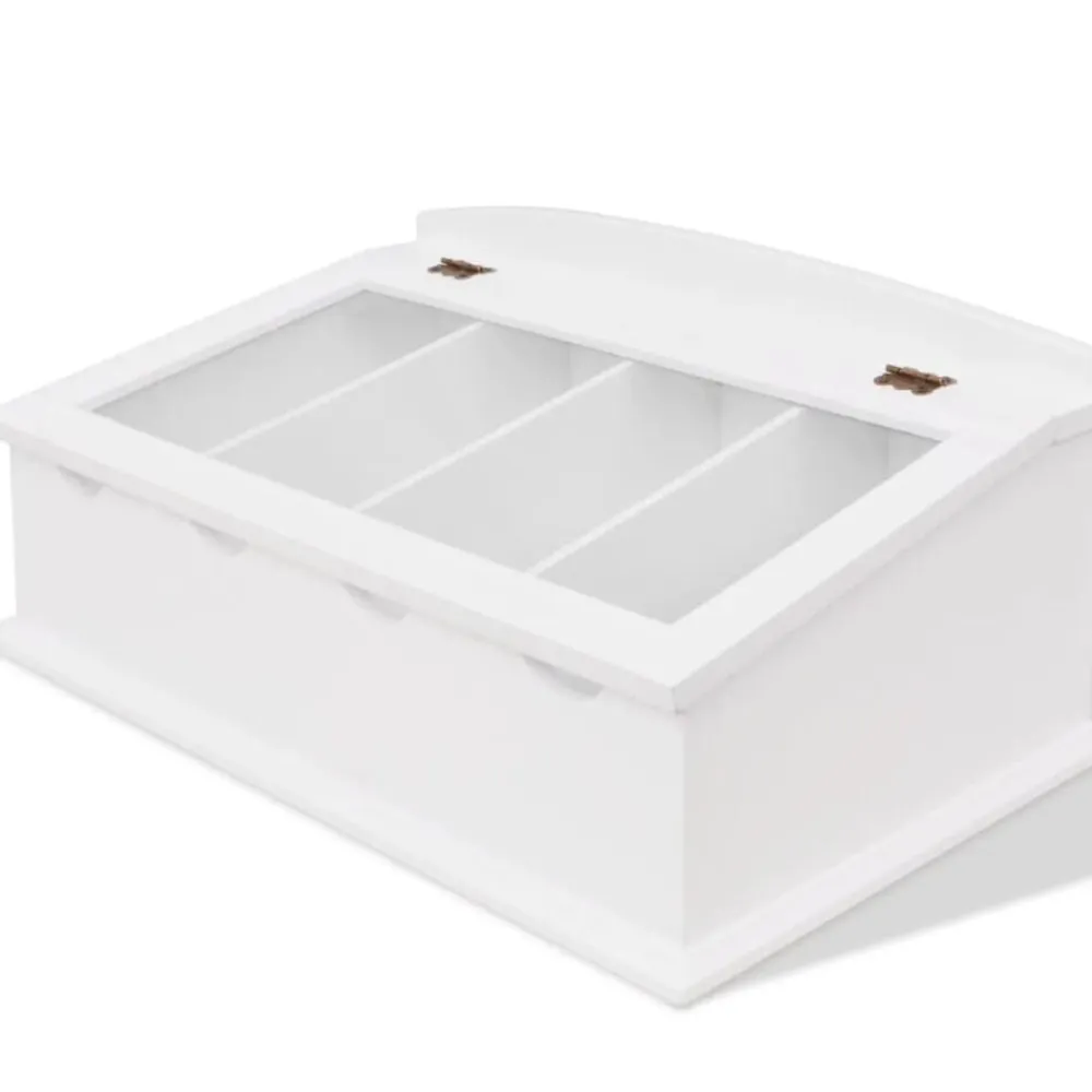 vidaXL Cocina Y Comedor-Cubertero estilo barroco MDF blanco