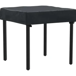 vidaXL Cubierta de Mesa Liso Negro 62 x 62 x 15 cm tela Discount