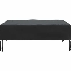 vidaXL Cubierta de Mesa Liso Negro 62 x 62 x 15 cm tela Discount