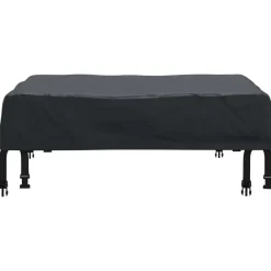 vidaXL Cubierta de Mesa Liso Negro 62 x 62 x 15 cm tela Discount