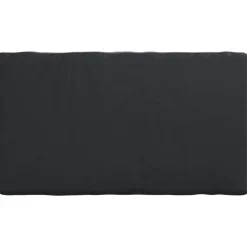 vidaXL Accesorios Para Muebles De Jardín-Cubierta de Mesa Liso Negro 122 x 72 x 15 cm tela