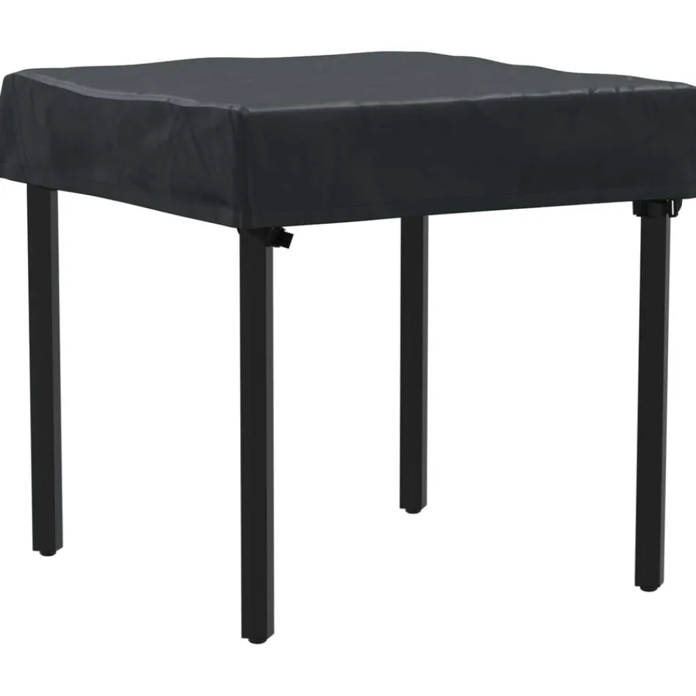 vidaXL Cubierta de Mesa Liso Negro 62 x 62 x 15 cm Tela Oxford 600D Best
