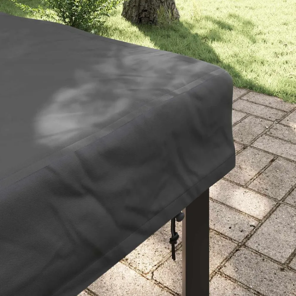 vidaXL Cubierta de Mesa Liso Negro 62 x 62 x 15 cm Tela Oxford 600D Best