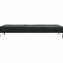 vidaXL Cubierta de Mesa Liso Negro 122 x 72 x 15 cm tela