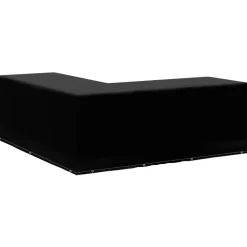 vidaXL Cubierta de muebles de jardín forma L 12 ojales 250x250x90 cm Clearance