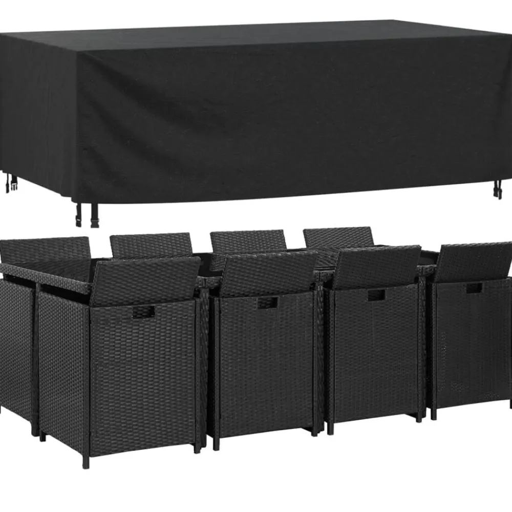 vidaXL Cubierta de muebles de jardín impermeable 420D 229x113x73 cm Hot