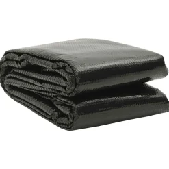 vidaXL Cubierta de piscina rectangular PE negro 1200x600 cm Hot