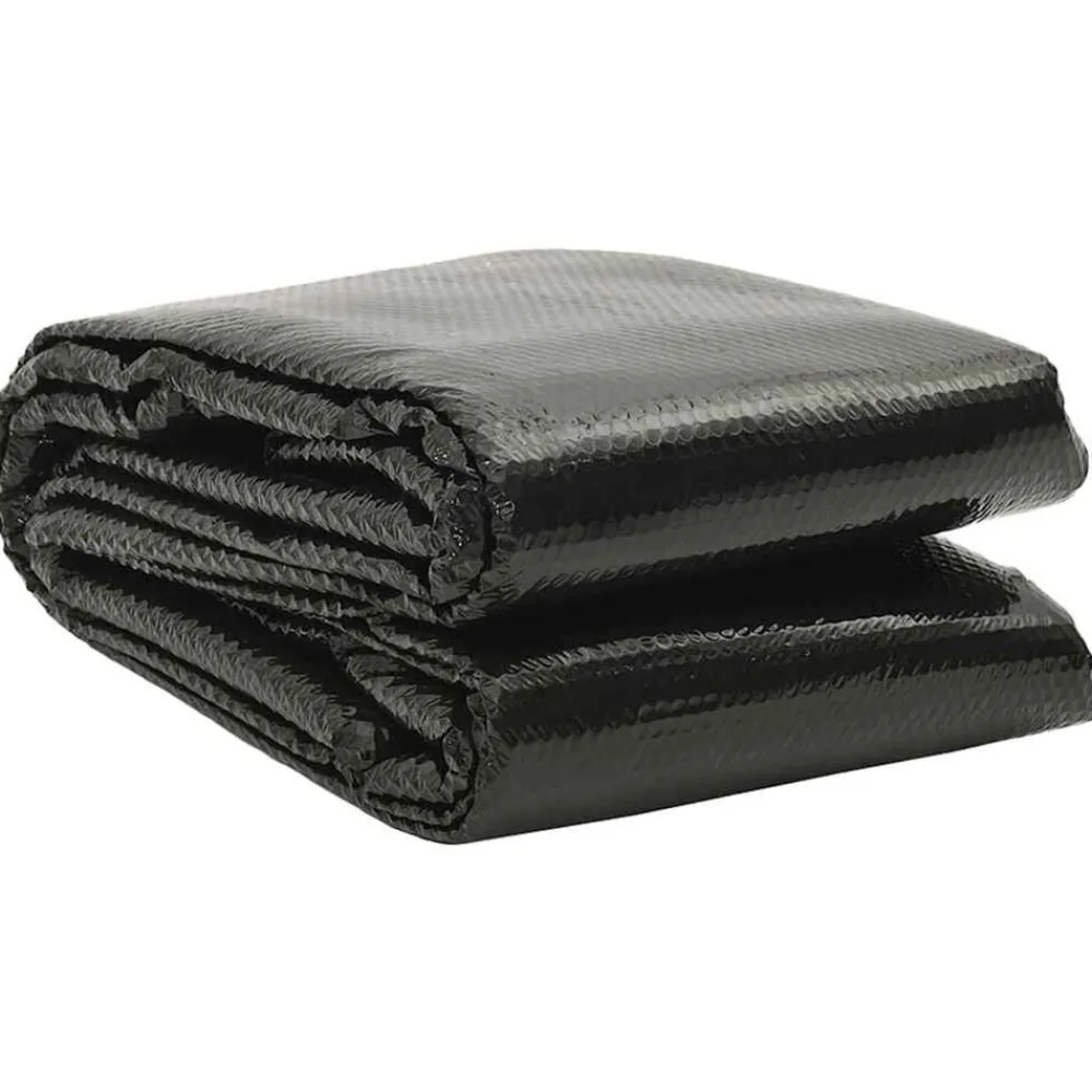 vidaXL Cubierta de piscina PE 732x366 cm Negro Online