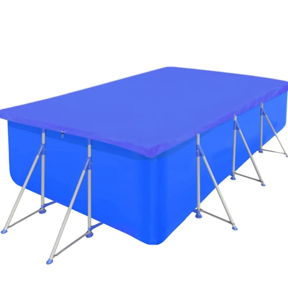 vidaXL Cubierta de piscina rectangular PE 90 g/m2 394x207 cm Clearance