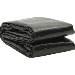 vidaXL Cubierta de piscina rectangular PE negro 600x400 cm Sale