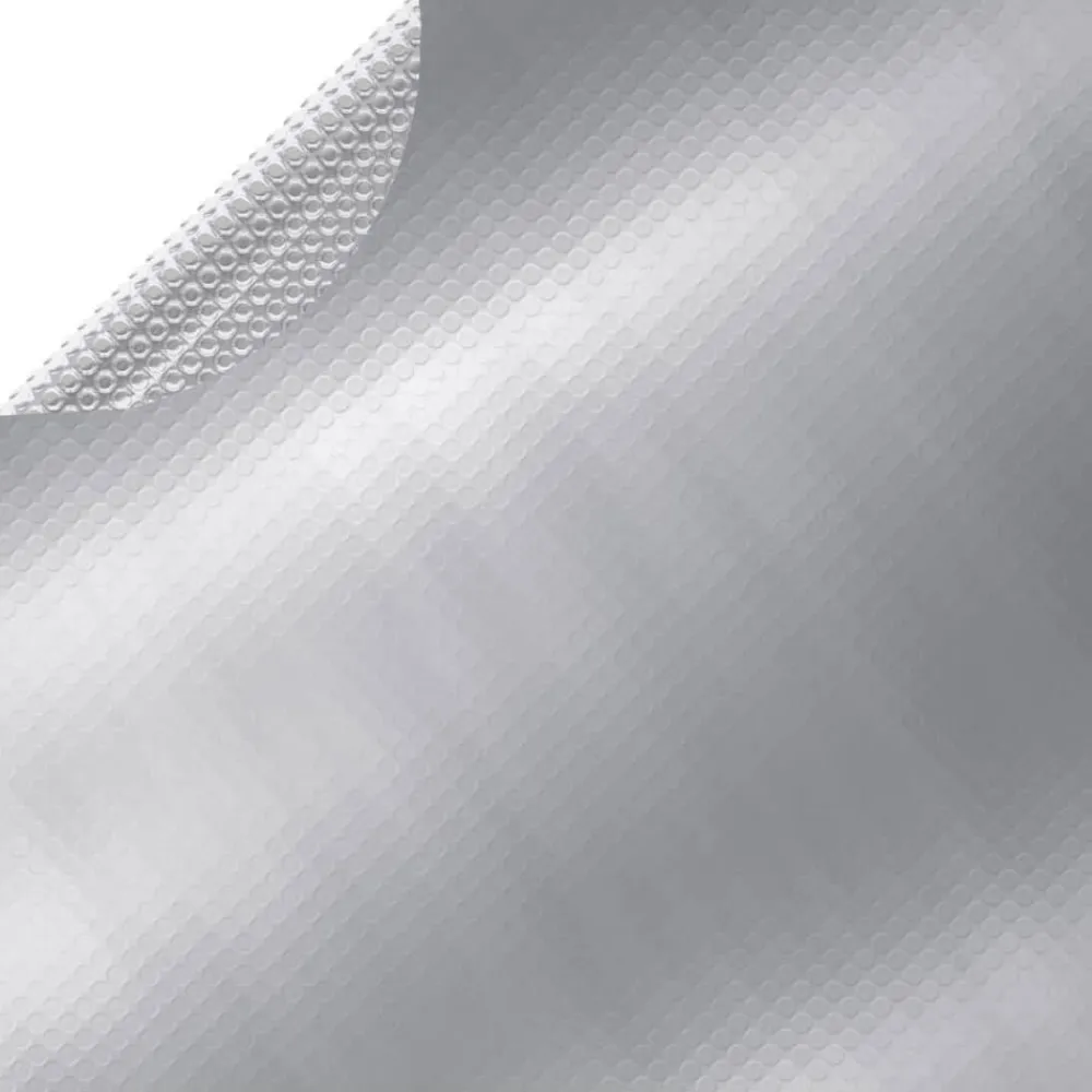 vidaXL Cubierta de piscina PE plateado 381 cm Discount