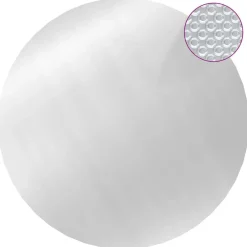 vidaXL Cubierta de piscina PE plateado 381 cm Discount