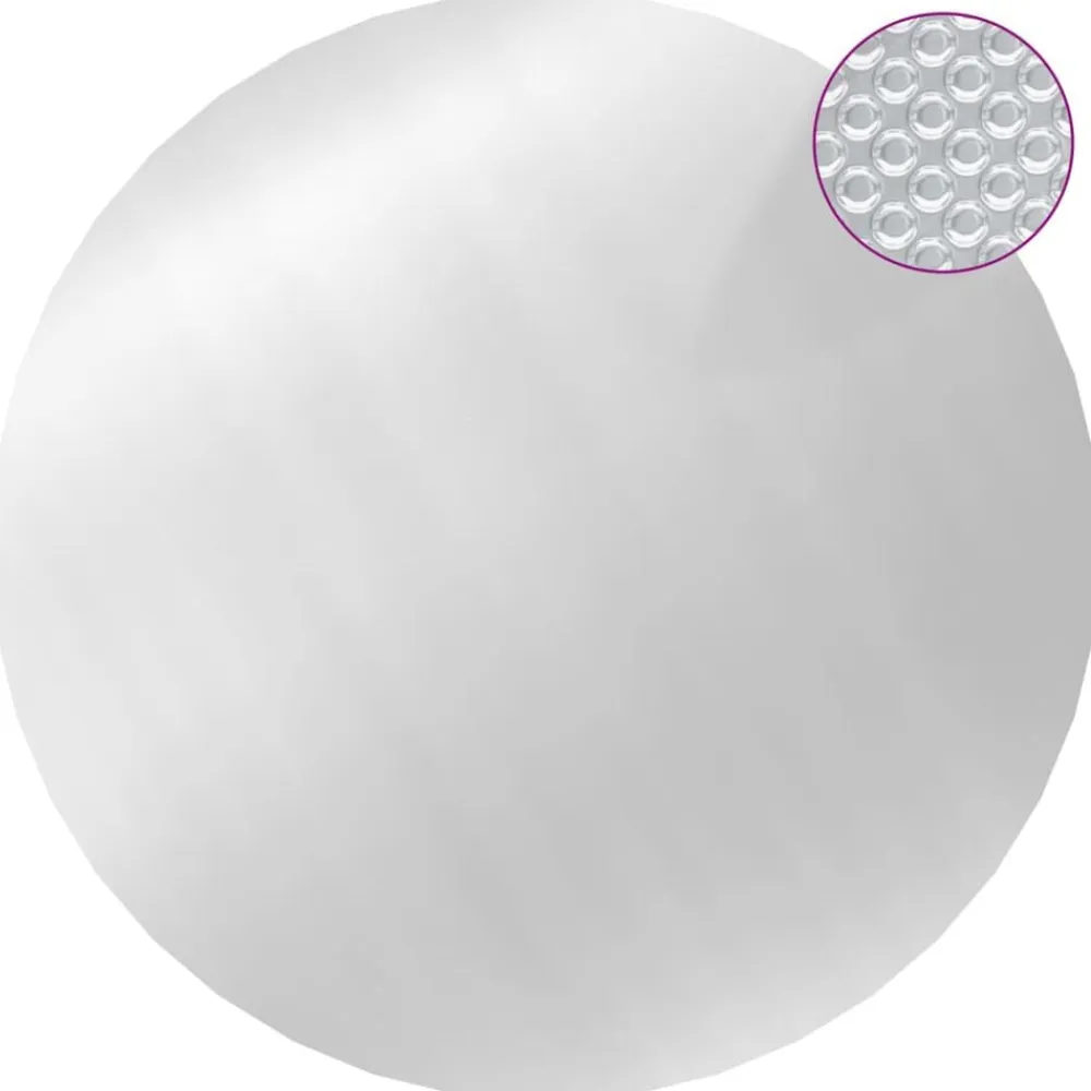 vidaXL Cubierta de piscina PE plateado 381 cm Discount