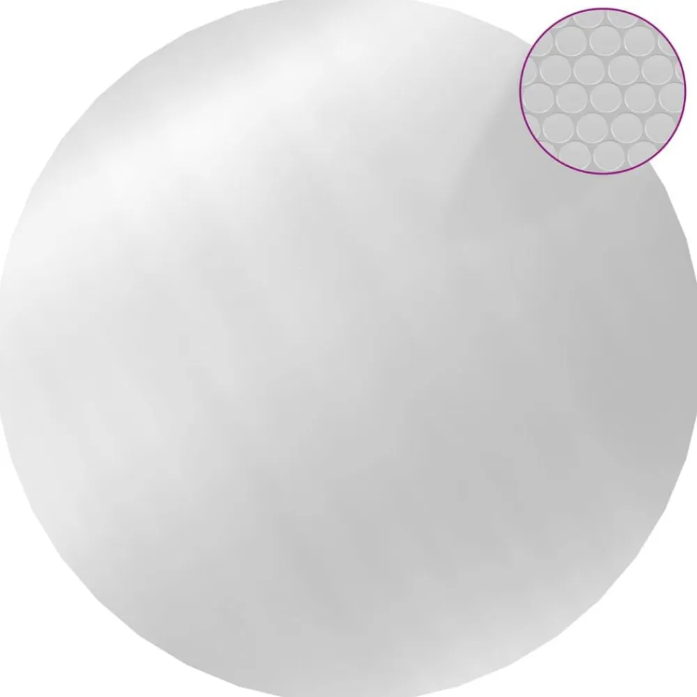 vidaXL Cubierta de piscina PE plateado 381 cm Discount