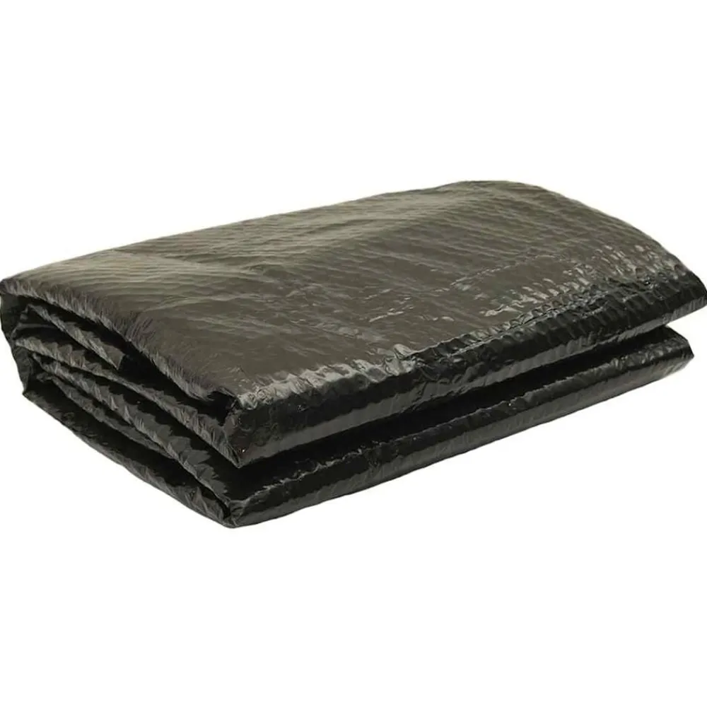vidaXL Cubierta de piscina PE negra 210 cm Negro Online