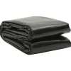 vidaXL Cubierta de piscina rectangular PE negro 500x300 cm