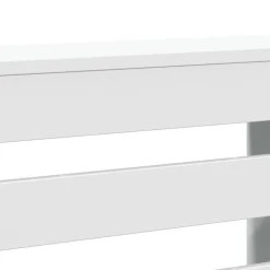 vidaXL Cubierta de radiador madera de ingeniería 78x20x82 cm Blanco Outlet