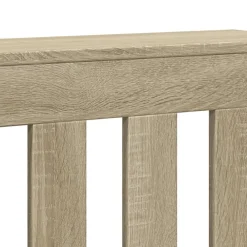 vidaXL Accesorios Para Electrodomésticos-Cubierta de radiador madera ingeniería 78x20x82 cm