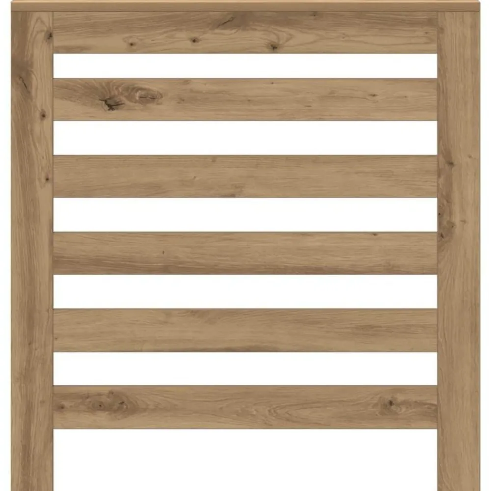 vidaXL Cubierta de radiador madera color artesano 78x20x82 cm Roble Hot