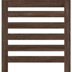 vidaXL Cubierta de radiador madera ingeniería marrón roble 78x20x82 cm Marrón roble Hot