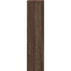 vidaXL Cubierta de radiador madera ingeniería marrón roble 78x20x82 cm Marrón roble Hot