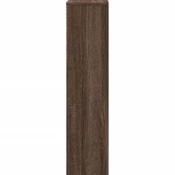 vidaXL Accesorios Para Electrodomésticos-Cubierta de radiador madera ingeniería marrón roble 78x20x82 cm