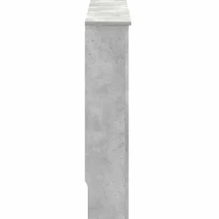 vidaXL Accesorios Para Electrodomésticos-Cubierta de Radiador Gris Concreto 172 x 19 x 81,5 cm