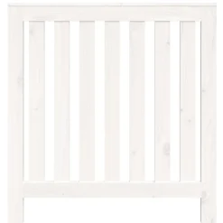 vidaXL Cubierta de radiador madera maciza de pino 79,5x19x84 cm Blanco Clearance