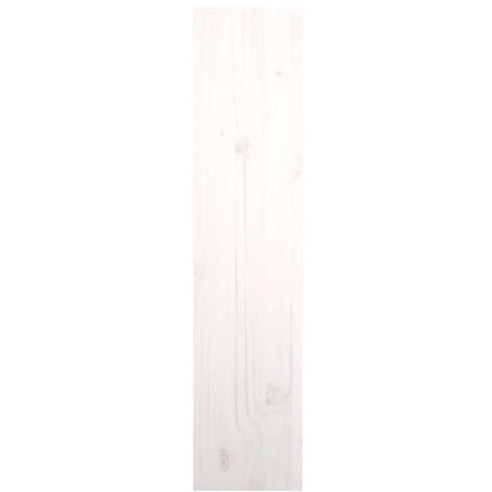 vidaXL Cubierta de radiador madera maciza de pino 79,5x19x84 cm Blanco Clearance