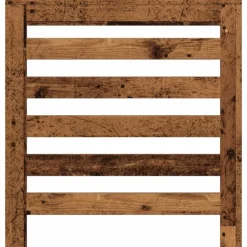 vidaXL Cubierta de radiador madera color envejecido 78x20x82 cm Madera antigua Best