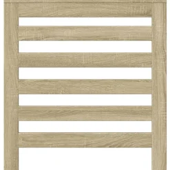 vidaXL Cubierta de radiador madera ingeniería 78x20x82 cm Roble Sonoma