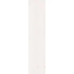 vidaXL Cubierta de radiador madera maciza de pino 79,5x19x84 cm Blanco Clearance