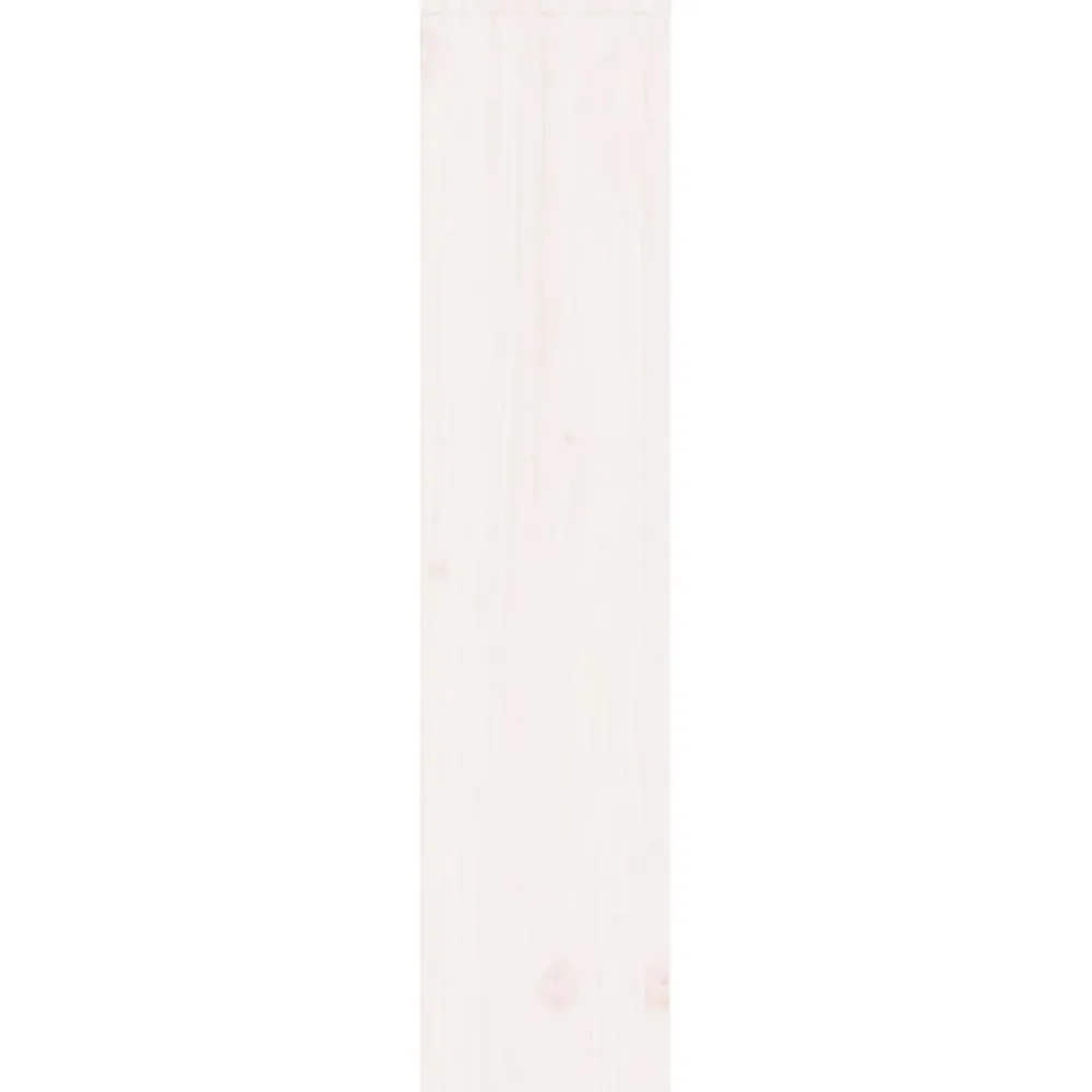 vidaXL Cubierta de radiador madera maciza de pino 79,5x19x84 cm Blanco Clearance