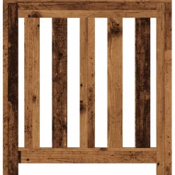 vidaXL Cubierta de radiador madera color envejecido 78x20x82 cm Madera antigua Sale