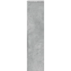 vidaXL Cubierta de radiador madera ingeniería gris hormigón 78x20x82cm Gris hormig&oacute;n Best