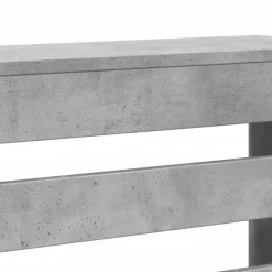 vidaXL Cubierta de radiador madera ingeniería gris hormigón 78x20x82cm Gris hormig&oacute;n Best